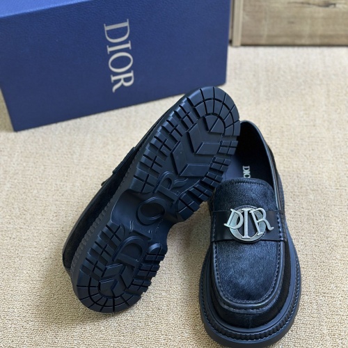 Replica Christian Dior Leather Shoes For Men #1209561 $130.00 USD for Wholesale