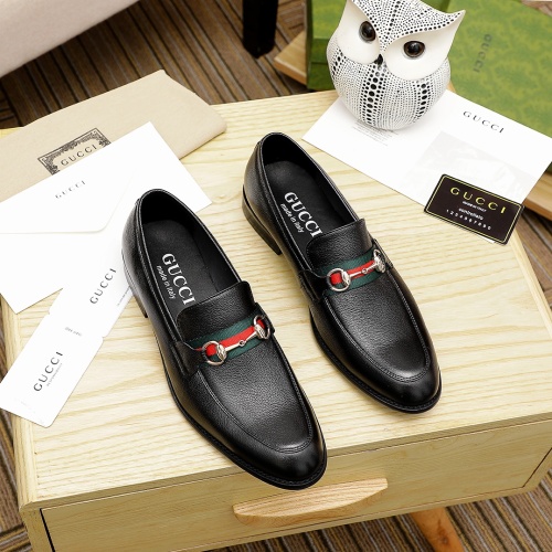 Replica Gucci Oxfords Shoes For Men #1209582 $76.00 USD for Wholesale