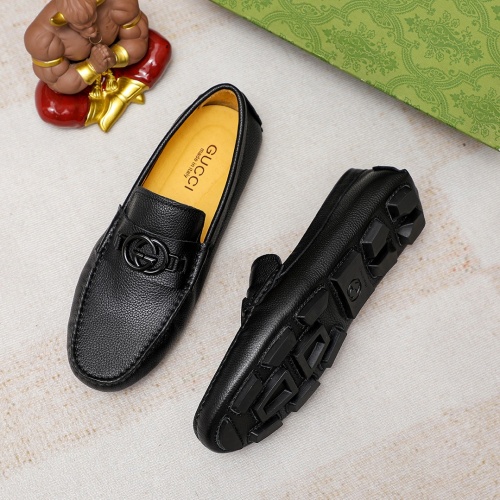 Replica Gucci Oxfords Shoes For Men #1209591 $72.00 USD for Wholesale