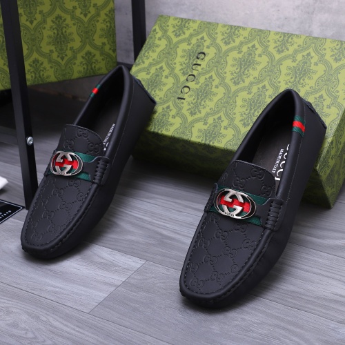 Replica Gucci Oxfords Shoes For Men #1209597 $68.00 USD for Wholesale