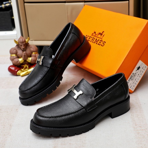 Hermes Leather Shoes For Men #1209637 $82.00 USD, Wholesale Replica Hermes Leather Shoes