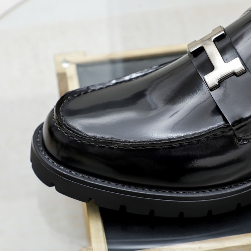 Replica Hermes Leather Shoes For Men #1209638 $82.00 USD for Wholesale