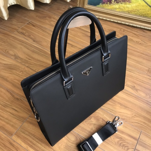 Replica Prada AAA Man Handbags #1209639 $130.00 USD for Wholesale