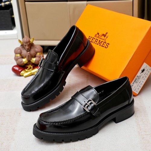 Hermes Leather Shoes For Men #1209642 $82.00 USD, Wholesale Replica Hermes Leather Shoes