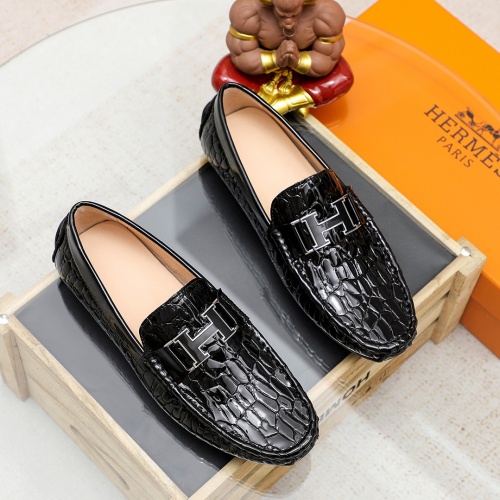 Hermes Leather Shoes For Men #1209644 $68.00 USD, Wholesale Replica Hermes Leather Shoes