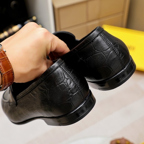 Replica Fendi Leather Shoes For Men #1209663 $80.00 USD for Wholesale