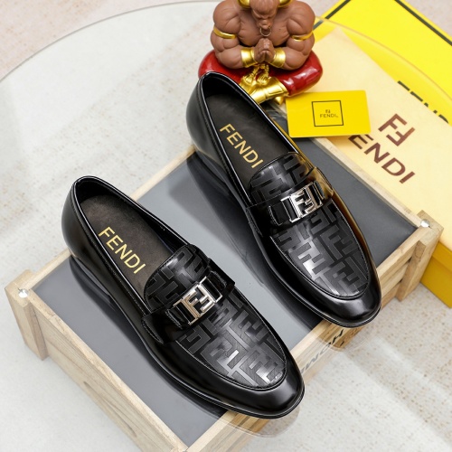 Fendi Leather Shoes For Men #1209668 $80.00 USD, Wholesale Replica Fendi Leather Shoes