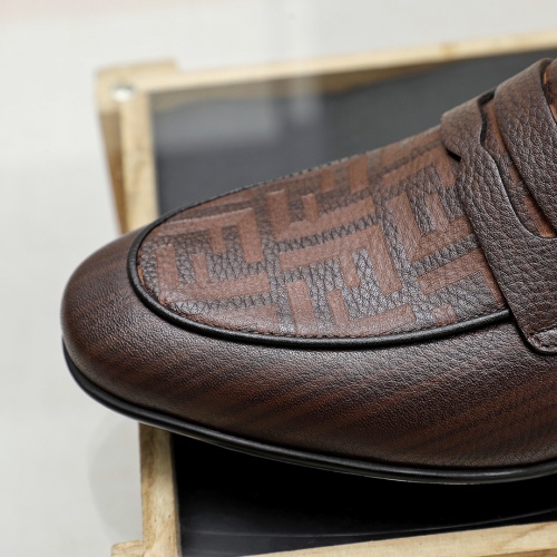 Replica Fendi Leather Shoes For Men #1209671 $80.00 USD for Wholesale