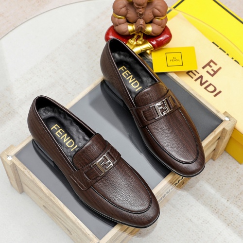 Fendi Leather Shoes For Men #1209673 $80.00 USD, Wholesale Replica Fendi Leather Shoes