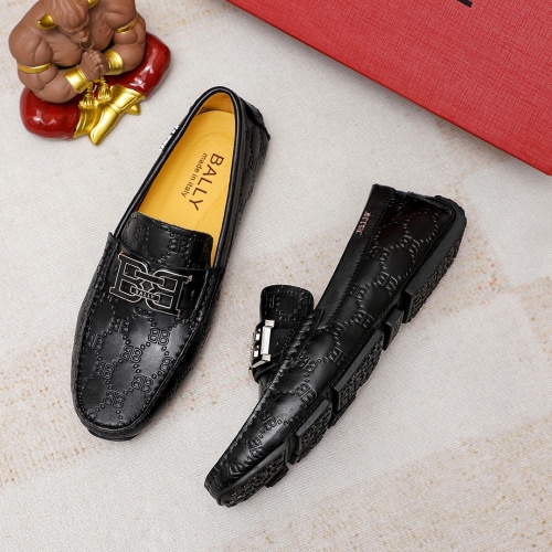 Replica Bally Leather Shoes For Men #1209681 $72.00 USD for Wholesale