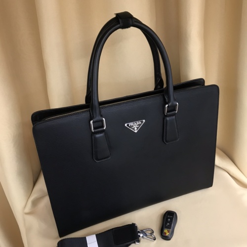 Replica Prada AAA Man Handbags #1209794 $135.00 USD for Wholesale