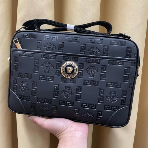 Versace AAA Man Messenger Bags #1209805 $92.00 USD, Wholesale Replica Versace AAA Man Messenger Bags