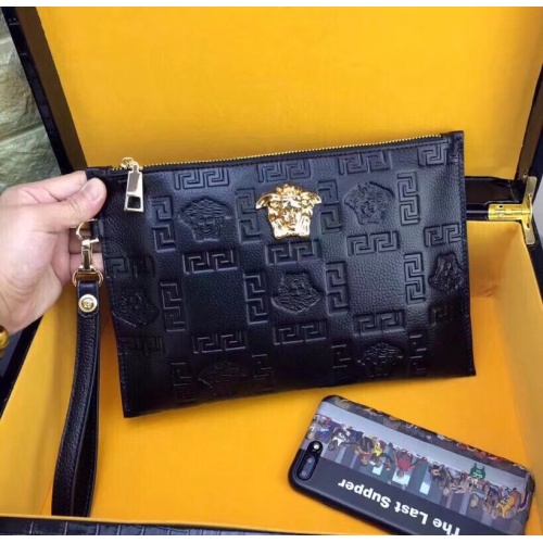 Versace AAA Man Wallets #1209889 $64.00 USD, Wholesale Replica Versace AAA Man Wallets