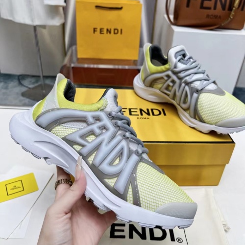 Replica Fendi Casual Shoes For Men #1209901 $100.00 USD for Wholesale