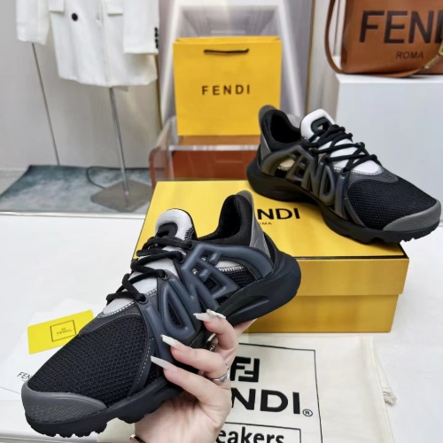 Replica Fendi Casual Shoes For Men #1209903 $100.00 USD for Wholesale