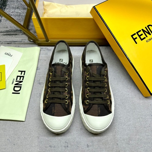 Replica Fendi Casual Shoes For Men #1209908 $85.00 USD for Wholesale