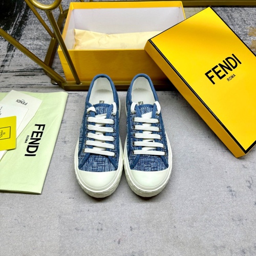 Replica Fendi Casual Shoes For Men #1209912 $88.00 USD for Wholesale