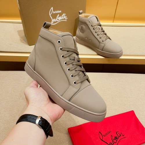 Christian Louboutin High Top Shoes For Men #1209930 $80.00 USD, Wholesale Replica Christian Louboutin High Top Shoes