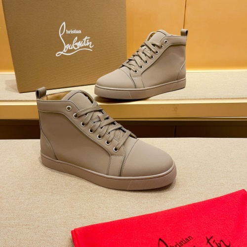 Replica Christian Louboutin High Top Shoes For Men #1209930 $80.00 USD for Wholesale