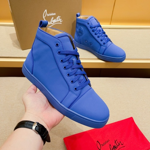 Christian Louboutin High Top Shoes For Men #1209931 $80.00 USD, Wholesale Replica Christian Louboutin High Top Shoes