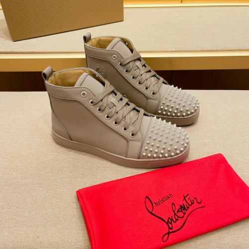 Replica Christian Louboutin High Top Shoes For Men #1209934 $85.00 USD for Wholesale