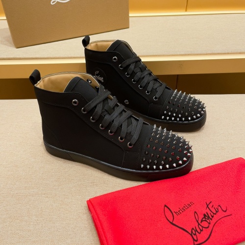 Replica Christian Louboutin High Top Shoes For Men #1209936 $85.00 USD for Wholesale