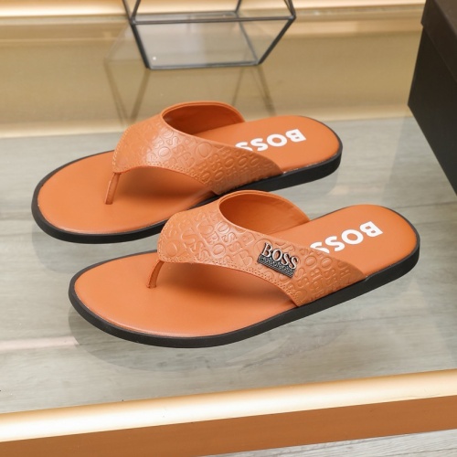 Boss Slippers For Men #1209937 $64.00 USD, Wholesale Replica Boss Slippers