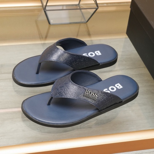 Boss Slippers For Men #1209938 $64.00 USD, Wholesale Replica Boss Slippers