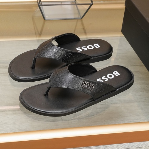 Boss Slippers For Men #1209939 $64.00 USD, Wholesale Replica Boss Slippers