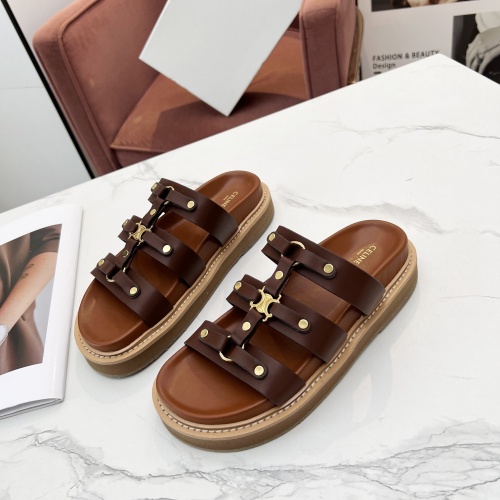 Celine Slippers For Women #1209944 $85.00 USD, Wholesale Replica Celine Slippers