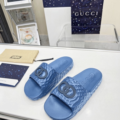 Gucci Slippers For Men #1209973 $60.00 USD, Wholesale Replica Gucci Slippers