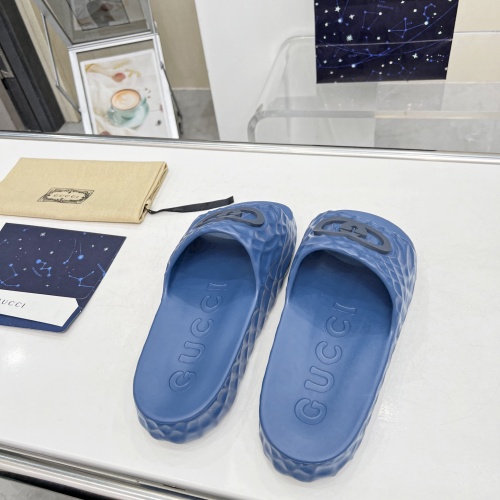 Replica Gucci Slippers For Men #1209973 $60.00 USD for Wholesale