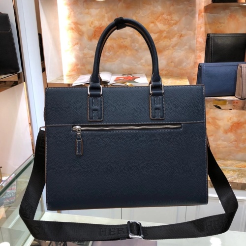 Replica Hermes AAA Man Handbags #1209980 $170.00 USD for Wholesale