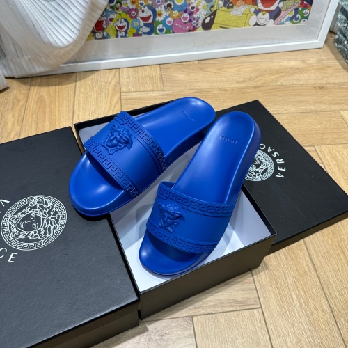 Replica Versace Slippers For Men #1209987 $72.00 USD for Wholesale