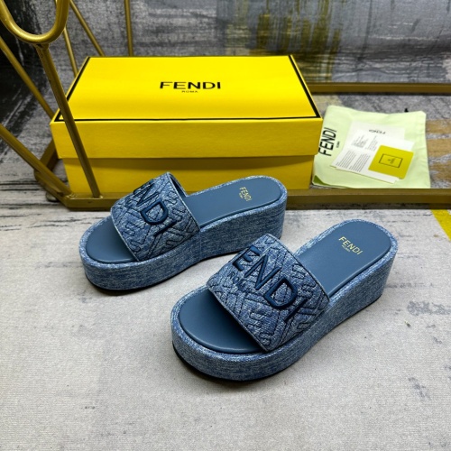 Fendi Slippers For Women #1210010 $85.00 USD, Wholesale Replica Fendi Slippers