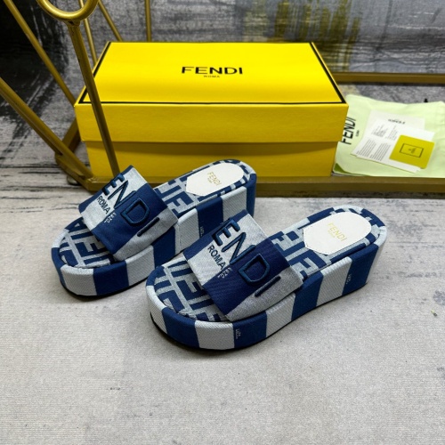 Fendi Slippers For Women #1210013 $85.00 USD, Wholesale Replica Fendi Slippers