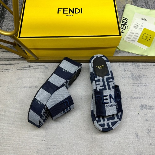 Replica Fendi Slippers For Women #1210014 $85.00 USD for Wholesale