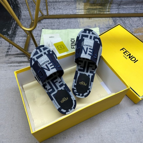 Replica Fendi Slippers For Women #1210014 $85.00 USD for Wholesale