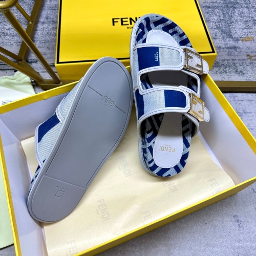 Replica Fendi Slippers For Women #1210018 $85.00 USD for Wholesale