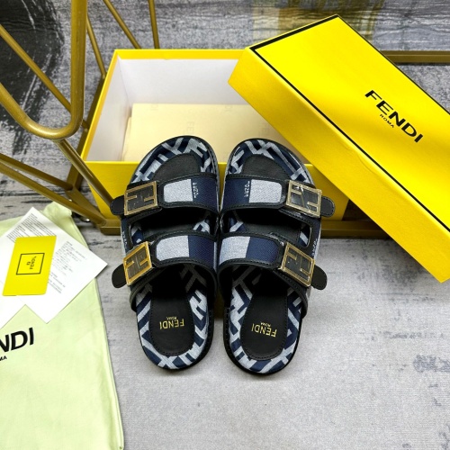 Replica Fendi Slippers For Women #1210020 $85.00 USD for Wholesale