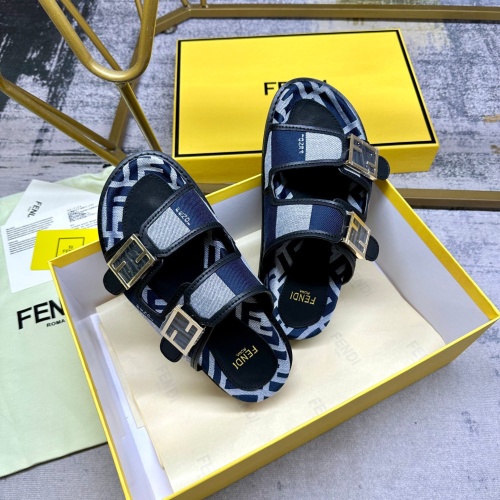 Replica Fendi Slippers For Men #1210021 $85.00 USD for Wholesale