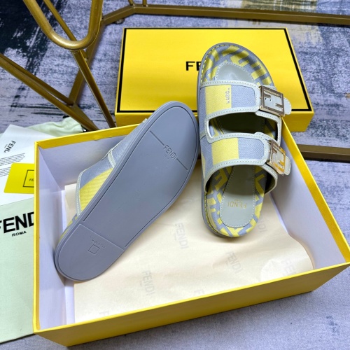 Replica Fendi Slippers For Women #1210022 $85.00 USD for Wholesale