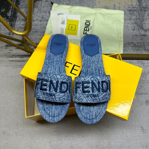 Fendi Slippers For Women #1210031 $80.00 USD, Wholesale Replica Fendi Slippers