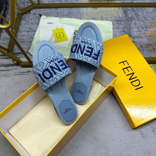 Replica Fendi Slippers For Women #1210032 $80.00 USD for Wholesale