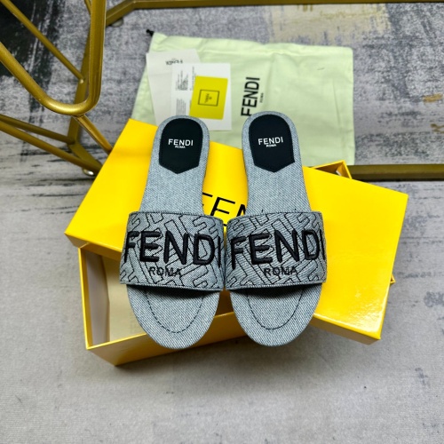 Fendi Slippers For Women #1210033 $80.00 USD, Wholesale Replica Fendi Slippers