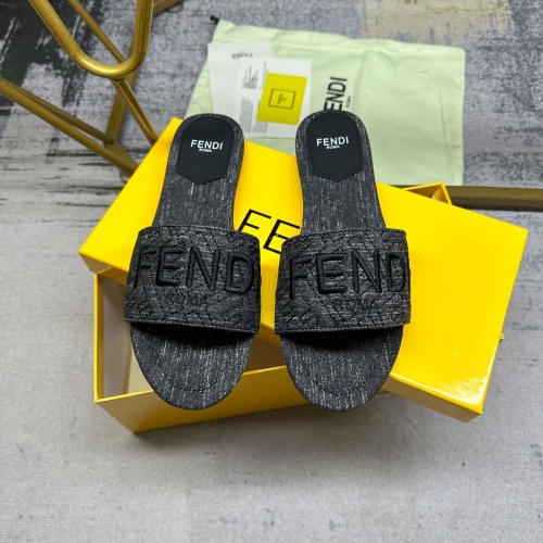 Fendi Slippers For Women #1210034 $80.00 USD, Wholesale Replica Fendi Slippers