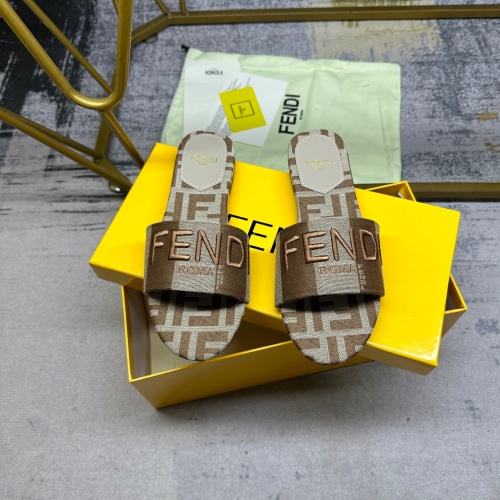 Fendi Slippers For Women #1210039 $82.00 USD, Wholesale Replica Fendi Slippers