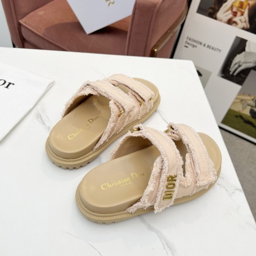 Replica Christian Dior Slippers For Women #1210043 $92.00 USD for Wholesale