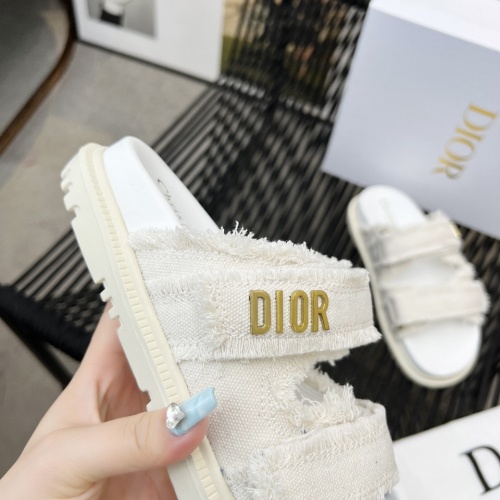 Replica Christian Dior Slippers For Women #1210044 $92.00 USD for Wholesale