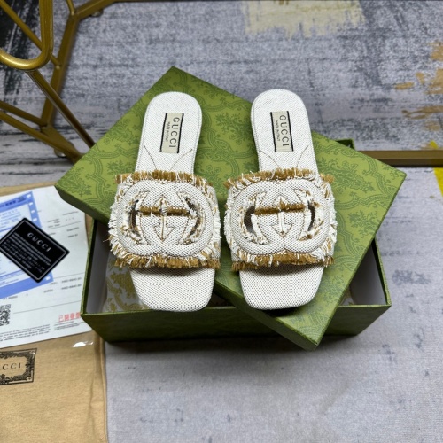 Gucci Slippers For Women #1210053 $85.00 USD, Wholesale Replica Gucci Slippers